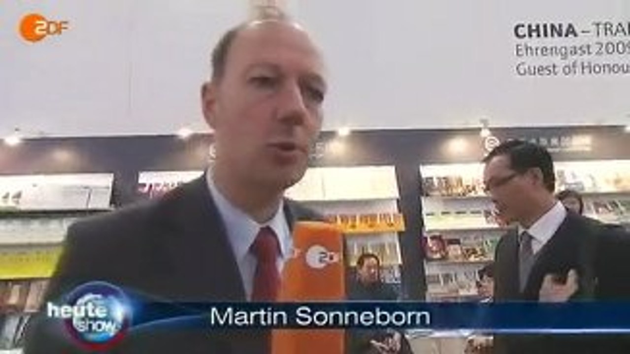 Martin Sonneborn auf Frankfurter Buchmesse : Gastland China