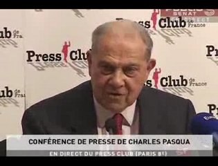 La Conférence de presse de Charles Pasqua