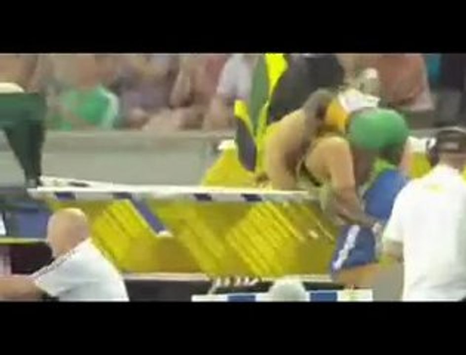 Mondiaux d'athlétisme : la chute d'une mascotte
