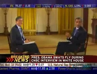 Comment Obama se débarrasse d'une mouche