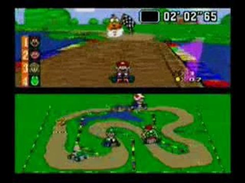 Mario Kart sur Super Nintendo