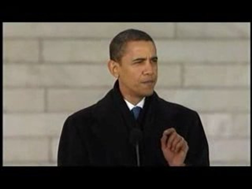 Discours de barack Obama au Lincoln Memorial