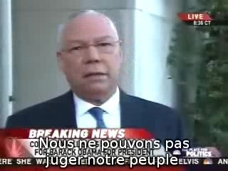 Colin Powell : McCain 'est allé trop loin'