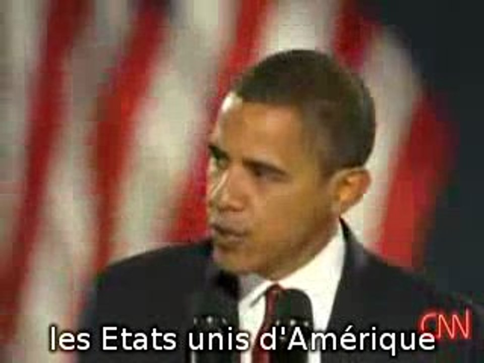 Le discours de Barack Obama
