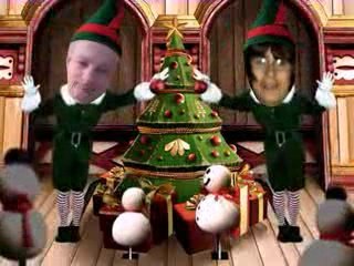 Me and Rachel Elf yourself.