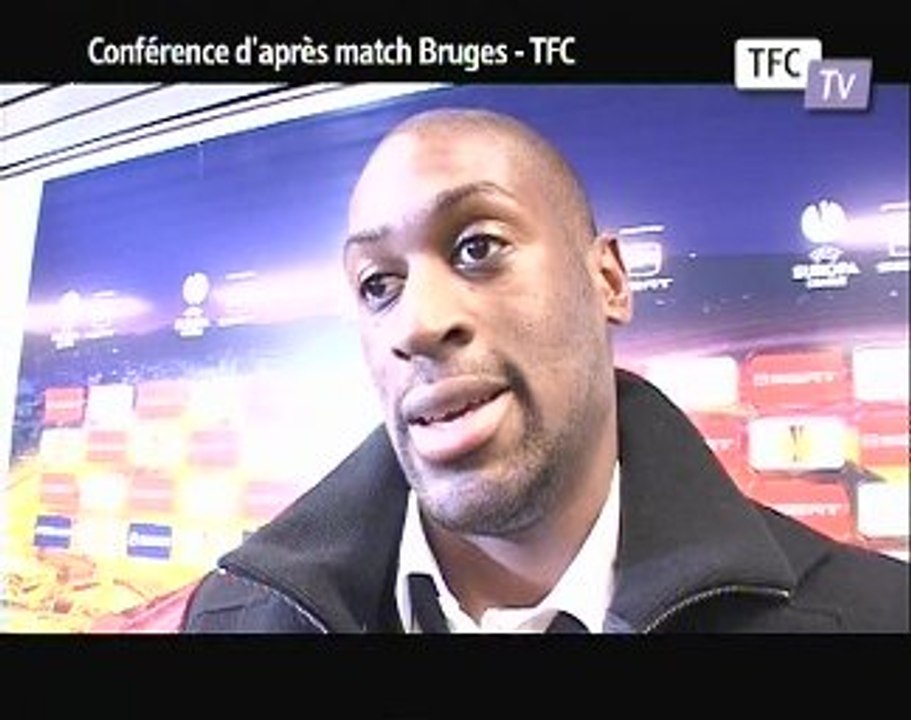 Conf de presse après match Bruges TFC
