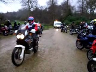 Téléthon 2009 arrivée  Château goudemail