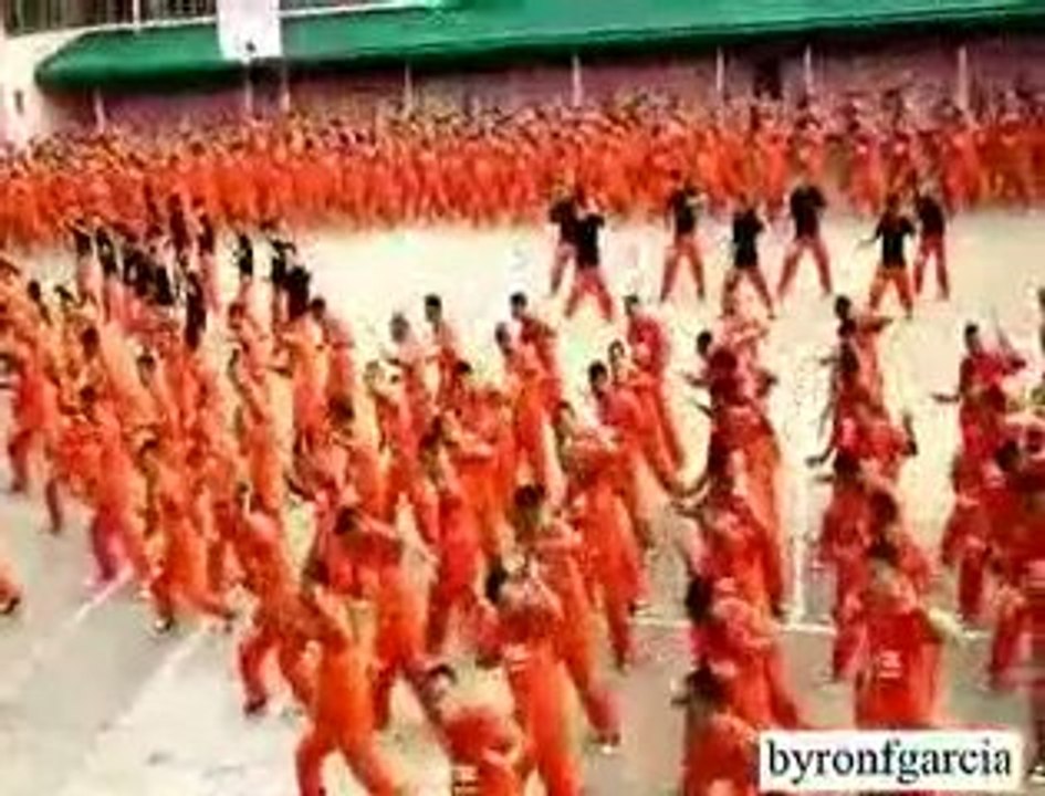 La nouvelle chorégraphie des prisonniers de Cebu