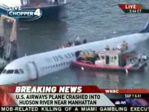 Le sauvetage des passagers de l'A320 sur l'Hudson River (N