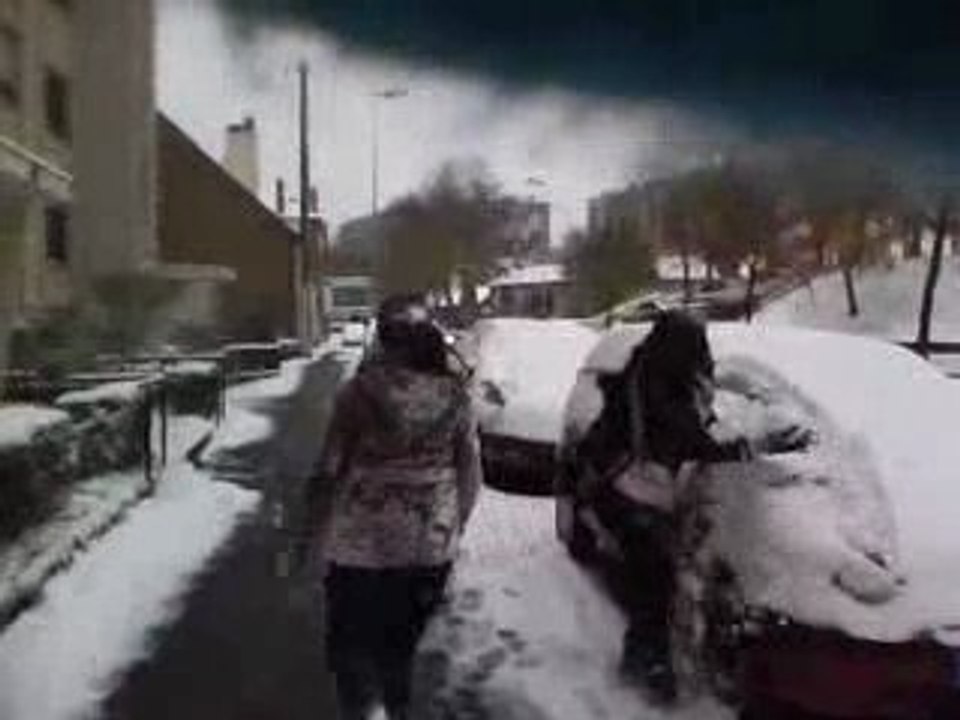 premier jOur de neige