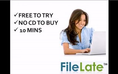 File late past year taxes online in 10 mins