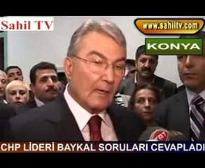 CHP LİDERİ BAYKAL SORULARI CEVAPLADI