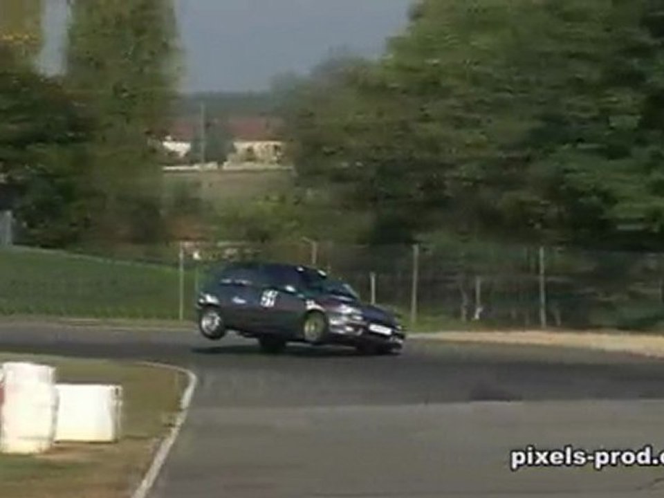 Sylvain en finale des slalom 2008 St Amand Montrond