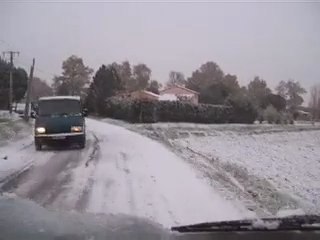 18 décembre 2009, il neige, je vais au boulot à Toulouse
