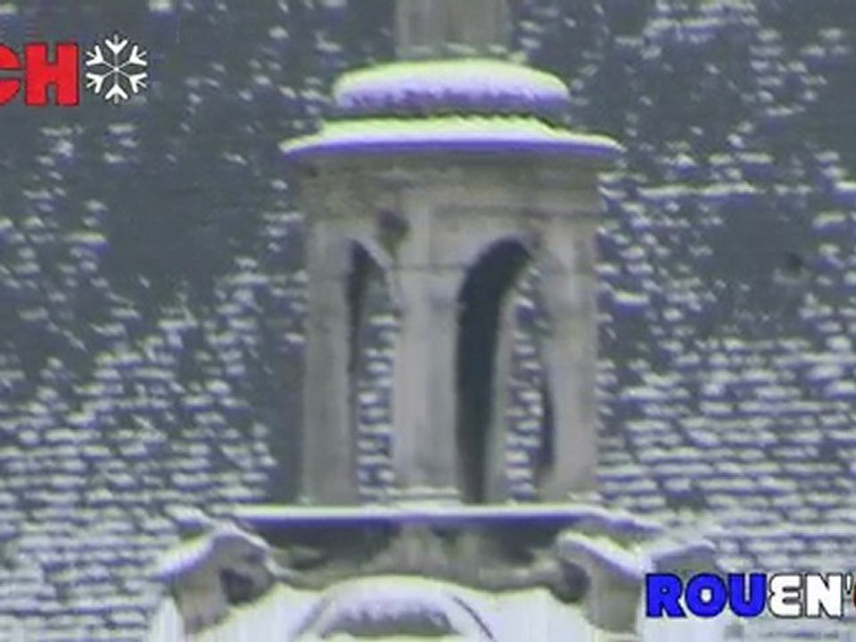 Noël Blanc - Rouen sous la neige Décembre 2009