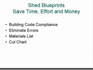 Learn To Build Your Own Shed