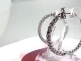 Tension Set Hoop Earrings