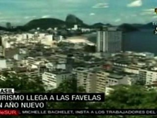 Favelas albergarán a turistas para la fiesta de fin de año