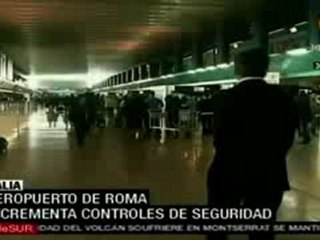 Aeropuerto de Roma aumentará las medidas de seguridad