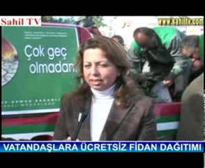 VATANDAŞLARA ÜCRETSİZ FİDAN DAĞITIMI
