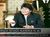 Defiende Evo Morales soberania de Bolivia