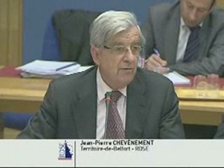 Chevènement sur la réforme des collectivités territoriales