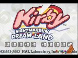 Kirby nightmare in dream land