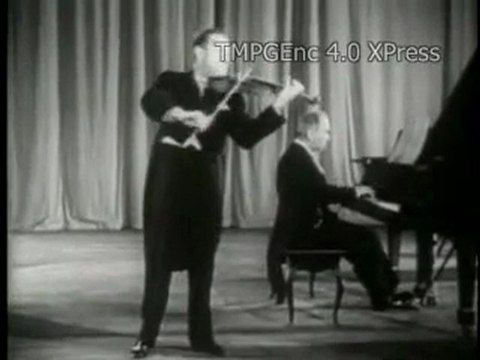 Jascha Heifetz plays Paganini Caprice No. 24