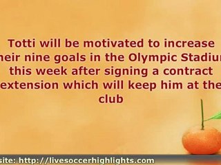 AS Roma v Parma Sunday, December 20, 2009