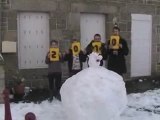 BONUS connexion 2010 à Saint-Trimoël : bonhomme de neige !!!