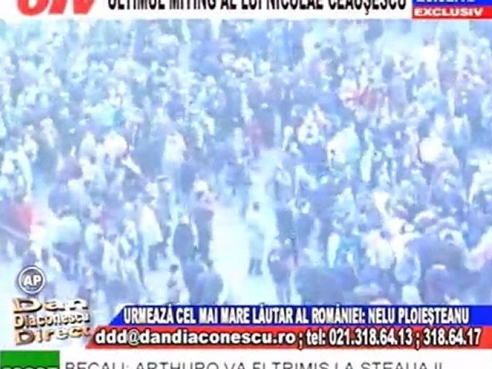 Revolutia Romana - InterContinental - 21 Decembrie 1989