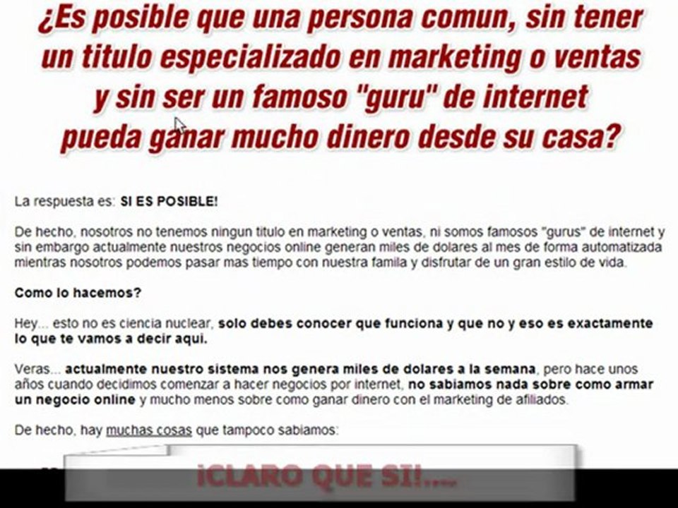 COMO GANAR DINERO en INTERNET