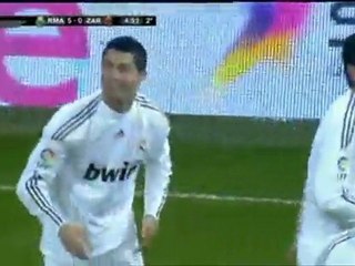 Cristiano Ronaldo goal vs Real Saragosse