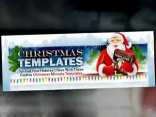 Christmas Holiday Web Site Templates Themes with MRR