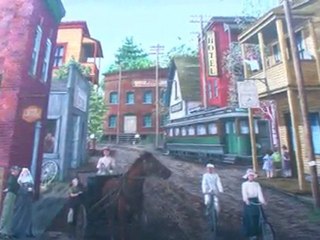 Le chemin des fresques - Sherbrooke, Québec, Canada