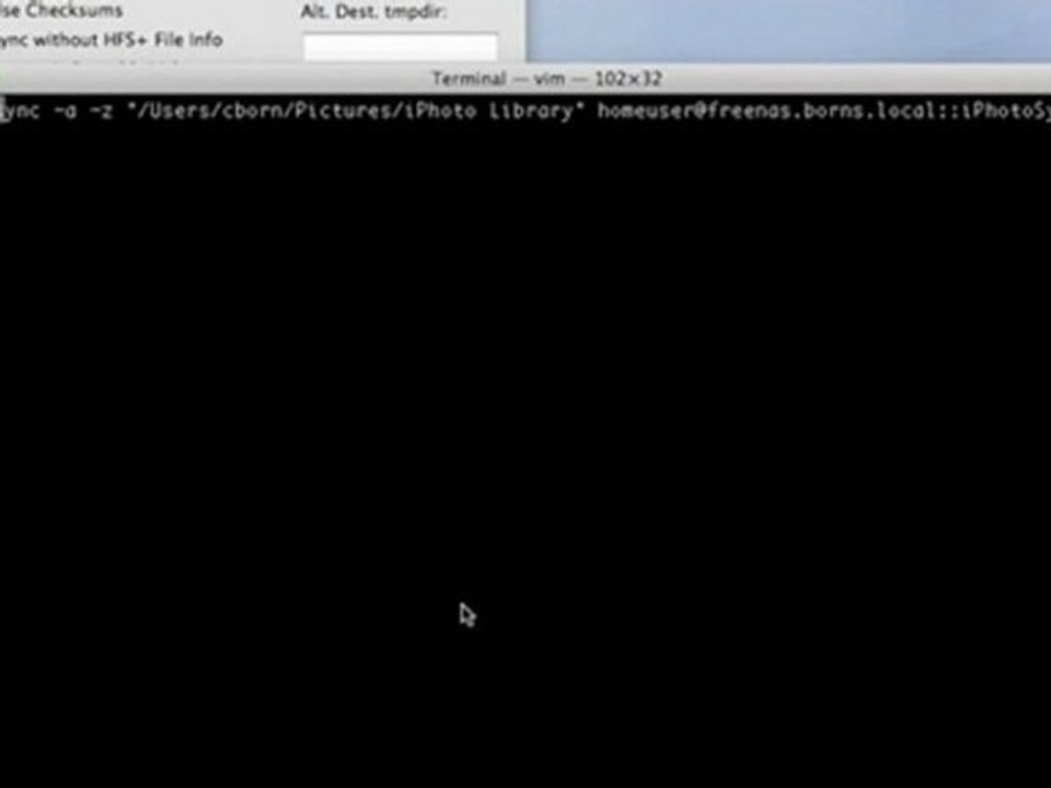 FreeNAS Box Install Part 2 -Rsync