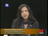 Entrevista Patricia Rodas en la Mesa Redonda en Cuba