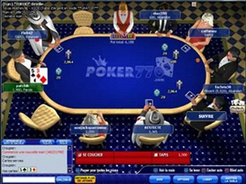 DE NOMBREUX TOURNOIS DE POKER SUR POKER 770