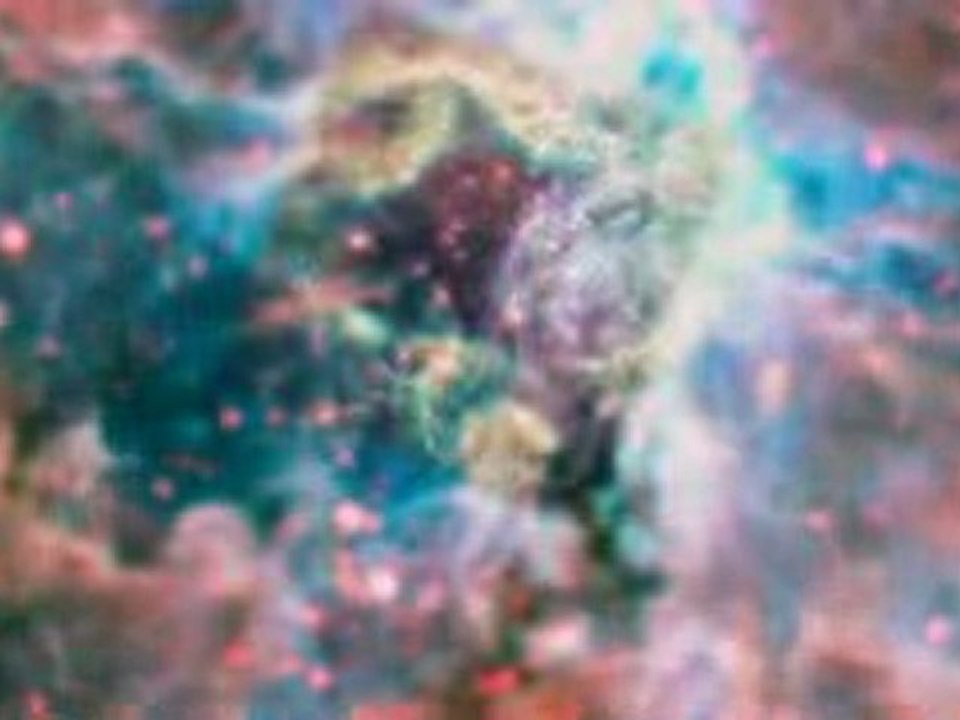 Amas d'étoiles dans la nébuleuse de la Tarentule