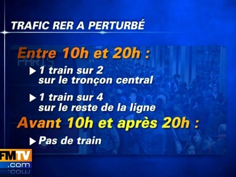 RER A : onzième jour de grève