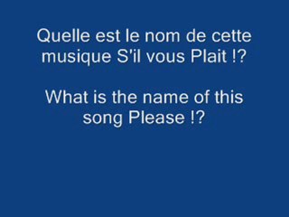 HELP Quelle est le nom de cette musique SVP