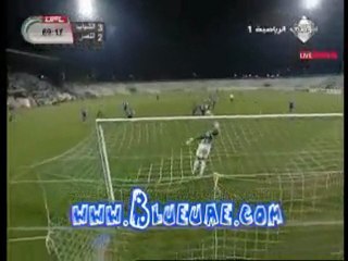 الهدف الثالث  للشباب عبدالعزيز هيكل في مرمي النصر