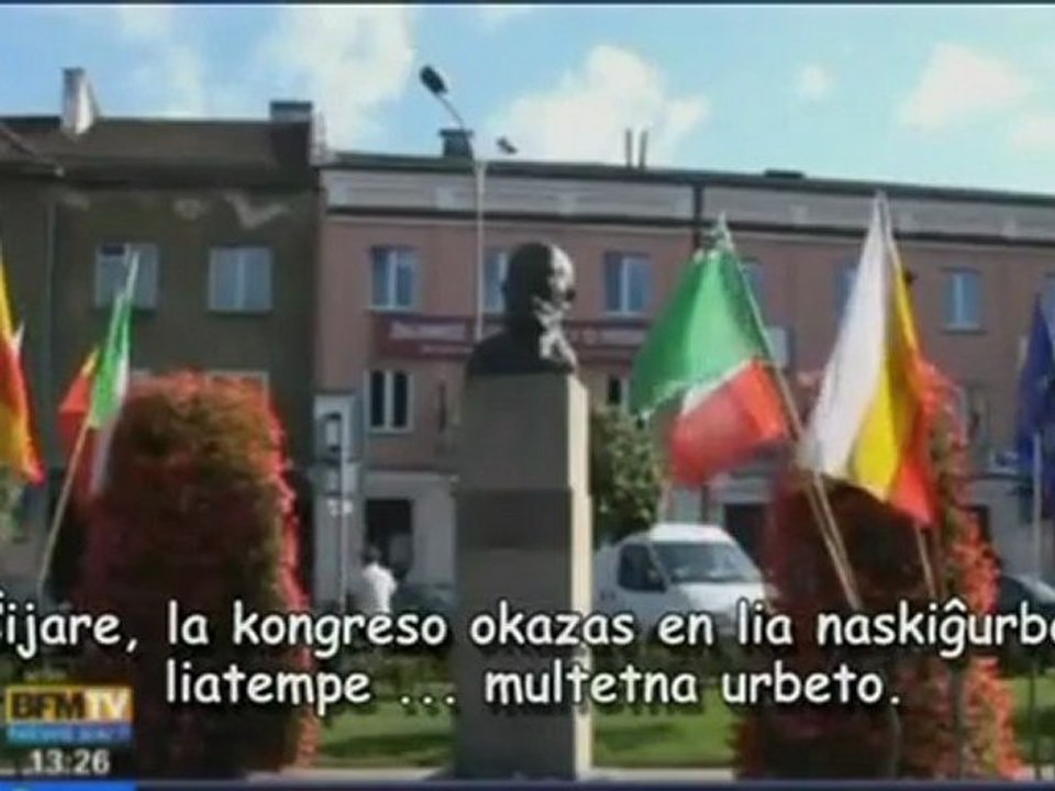 Omaĝe al Zamenhof en esperanto