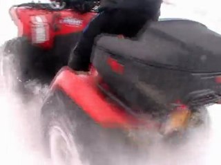 AIN QUAD PARADISE DANS LA NEIGE 19 DEC 09