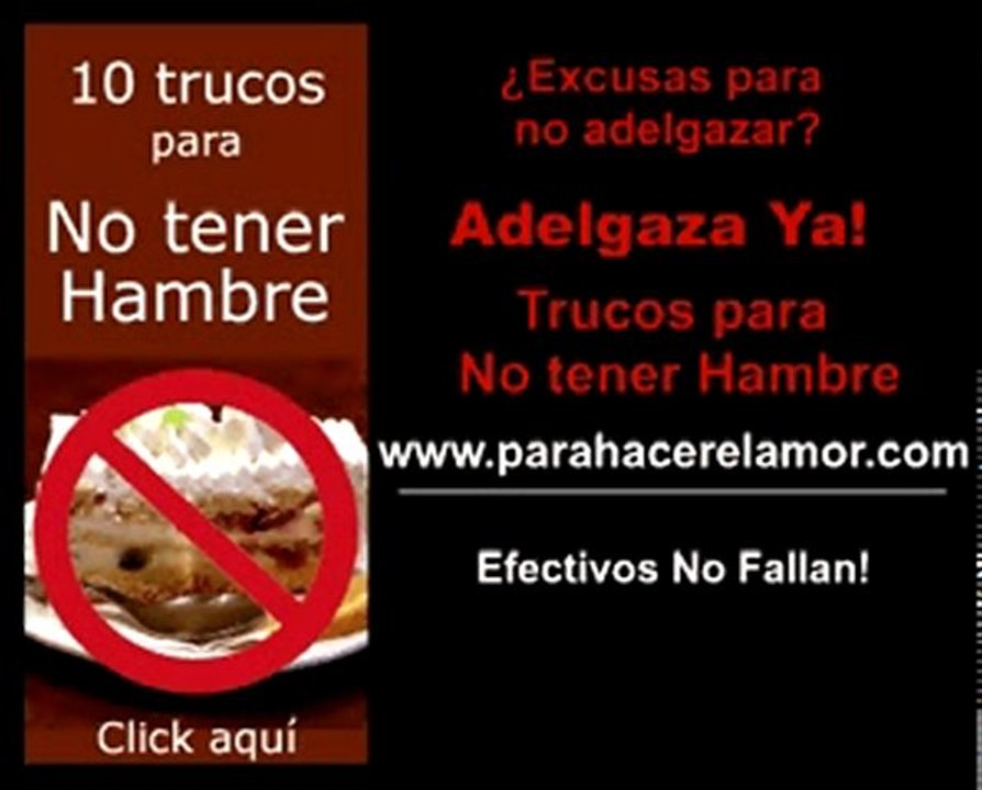 "Adelagaza rapido y seguro comiendo"