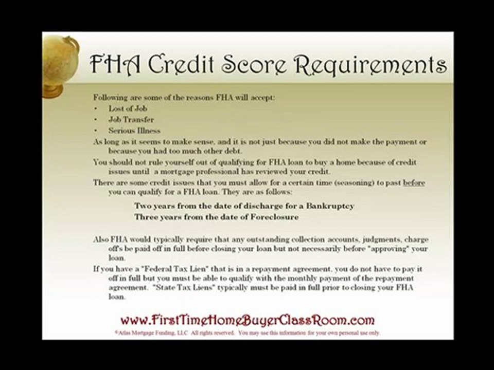 Will your current Credit Score qualify you for a FHA Loan?