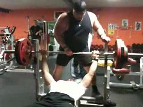 noureddine developper coucher 150 kg pti test to be continue