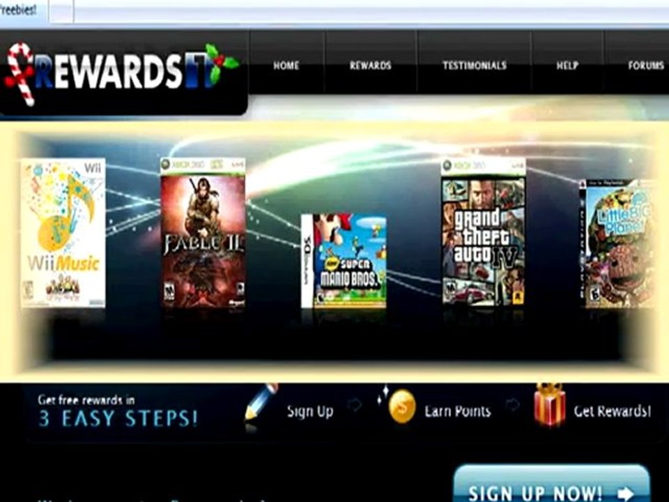 Rewards1 Guide For 'FREE' Xbox 360 Ps3 Wii Microsoft Points