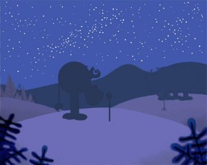 Frank Sinatra - "The Christmas Song" - Cartoon eCard