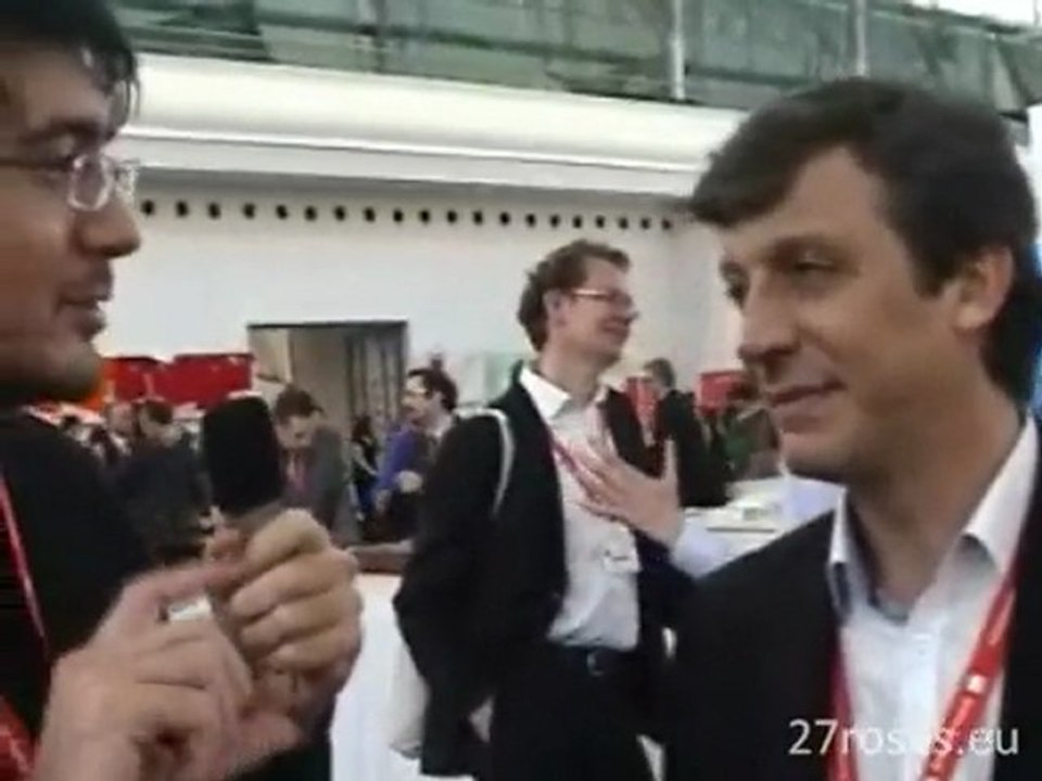 David Assouline - Congrès du PSE - Prague - Décembre 2009